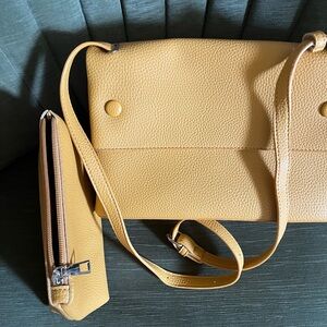 Elegant Mustard Crossbody Bag